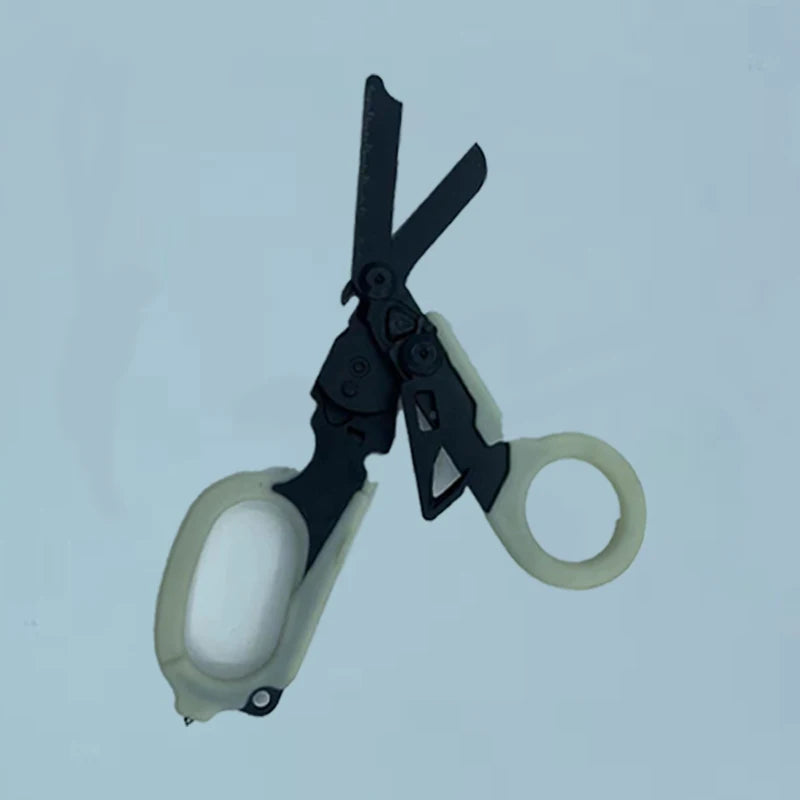 Portable Multi-Purpose Scissors Raptors First Aid Expert Tactical Folding Scissors Set Outdoor Survival Tools Luminous Series Vue Luminous black