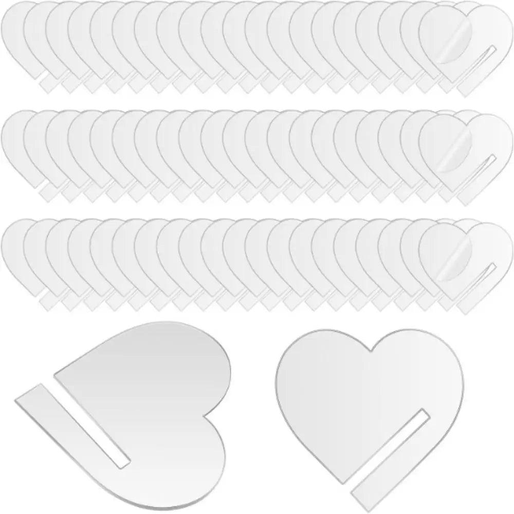 Blank Acrylic Circle Drink Tags Useful Party Drinking Tag Rim Wine Vue transparent round shape