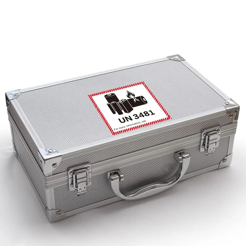 Battery Fire Labels UN3481 Transport Lithium Label Adhesive 4 7 X 3 Vue