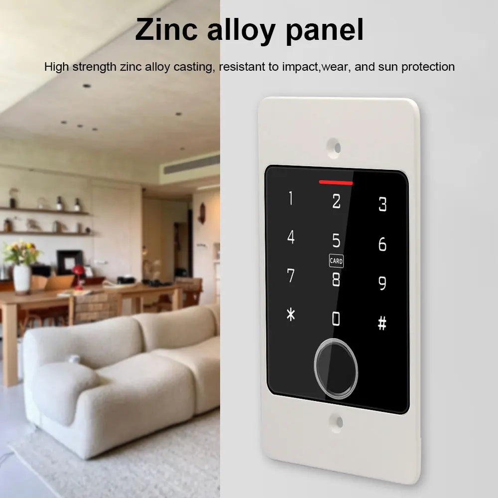 support Tuya APP Wifi Recessed Keypad for Access Control System 125KHz EM Card Reader Waterproof Standalone Access Controller Vue