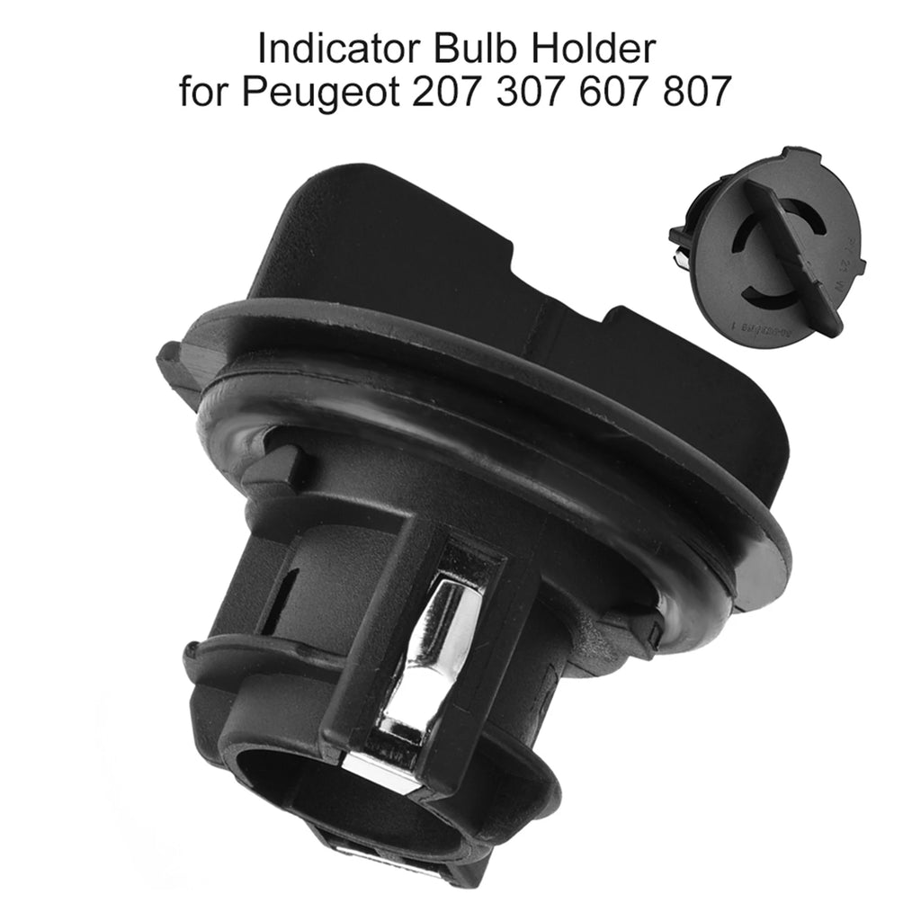 Turn Signal Bulb Holder / Indicator Bulb Holder / Turn Signal Bulb Socket for Peugeot 207, 307, 607, and 807 (Part No. 621546) Vue