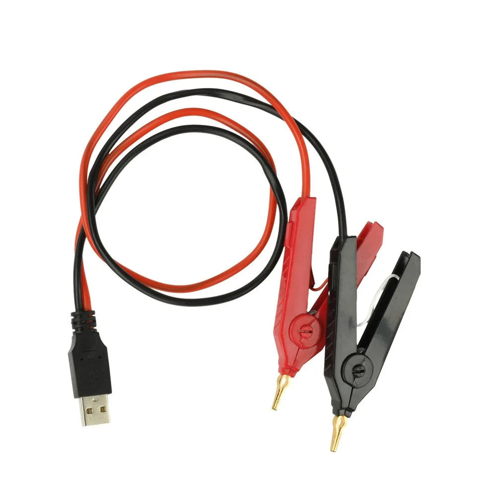 1.77 Inch Voltage Internal Resistance Tester AC 4-Wire Method Electronic Load Tester 0.001-60V 0.1m-6.999Ω 99 Groups Data Record Vue