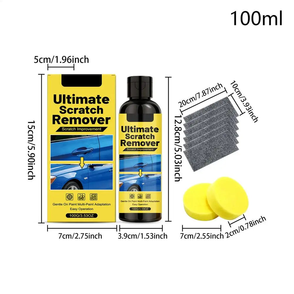 100ml Multi Purpose Easy Fast Removal Scratch Remover Paste for Vehicles Detailing Polishing Care Motorcycle Exterior Garage Vue 100ml