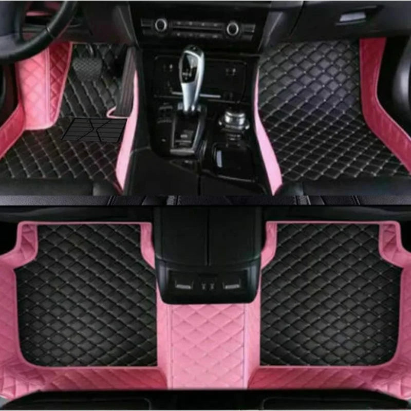 Custom Car Floor Mats for Honda HR-V 2023-2025 All-Weather Waterproof Foot Interior Accessories Auto leather Carpet Trunk Vue