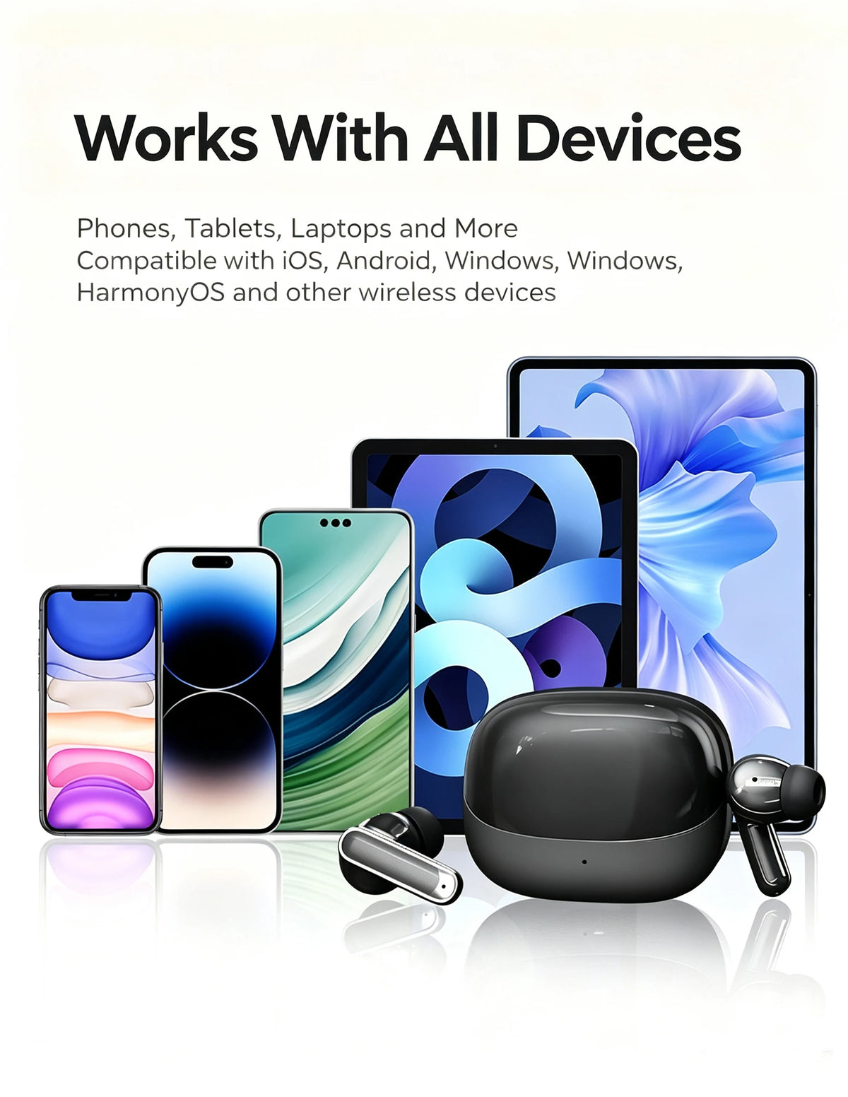 KC-902 Bluetooth V6.0 Earphones TWS in-Ear Wireless Headphones AI Translator Earbuds comfortable Ultra-light Earbuds Vue