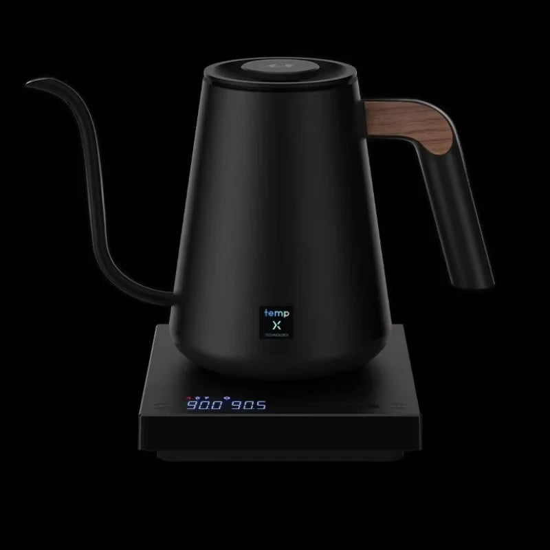 Timemore Fish Pro X 900ml Competition Temperature Control Pot Stainless Steel Electric Hand Flushing Pot Hand Brewed Coffee Pots Vue