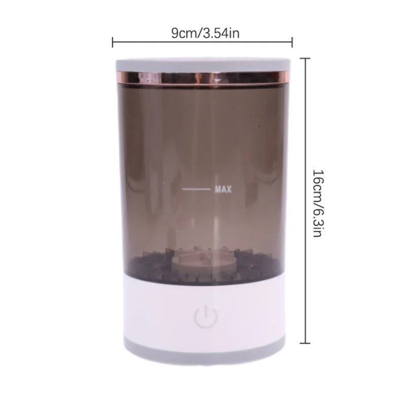 USB Plug Electric Makeup Brush Cleaner Makeup Brush Cleaning Machine Automatic Cosmetic Brush Dryer and Cleaner with Cleaner Mat Vue
