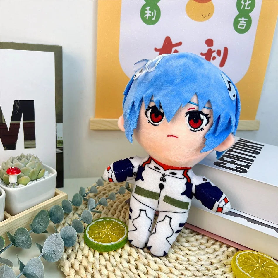 Classic Ayanami Rei Plush Toy Doll Cartoon Anime Plush Toy Kawaii Evangelion Plush Doll EVA Soft Stuffed Room Decor Xmas Gifts Vue