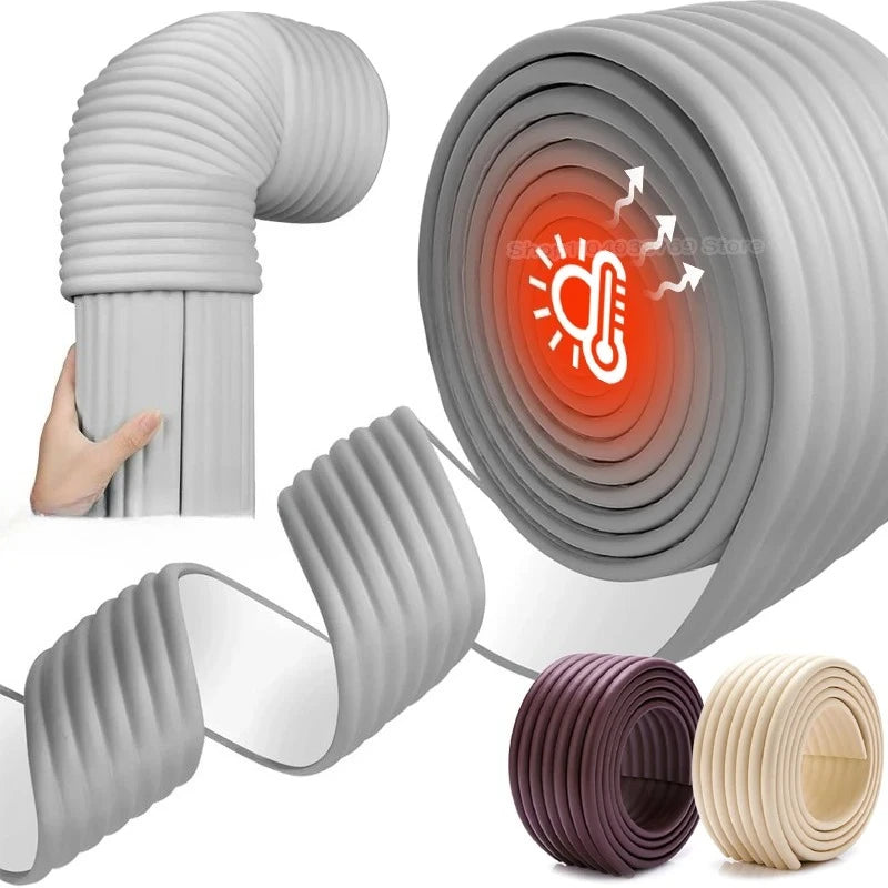 Fire Resistant Flexible Foam Pipe Insulation Heat Resistant Sleeve for Heating Pipes Fire Hydrant Soundproof Protective Cover Vue