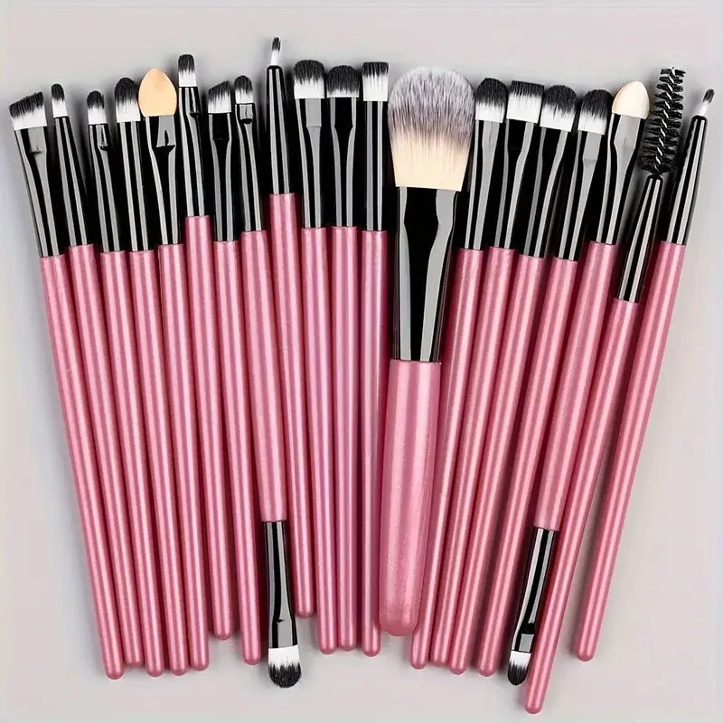 Makeup Brush and Sponge Set Professional Makeup Brush Set Beauty Blender Triangle Powder Puff Clean Powder Puff Vue ES-20PK