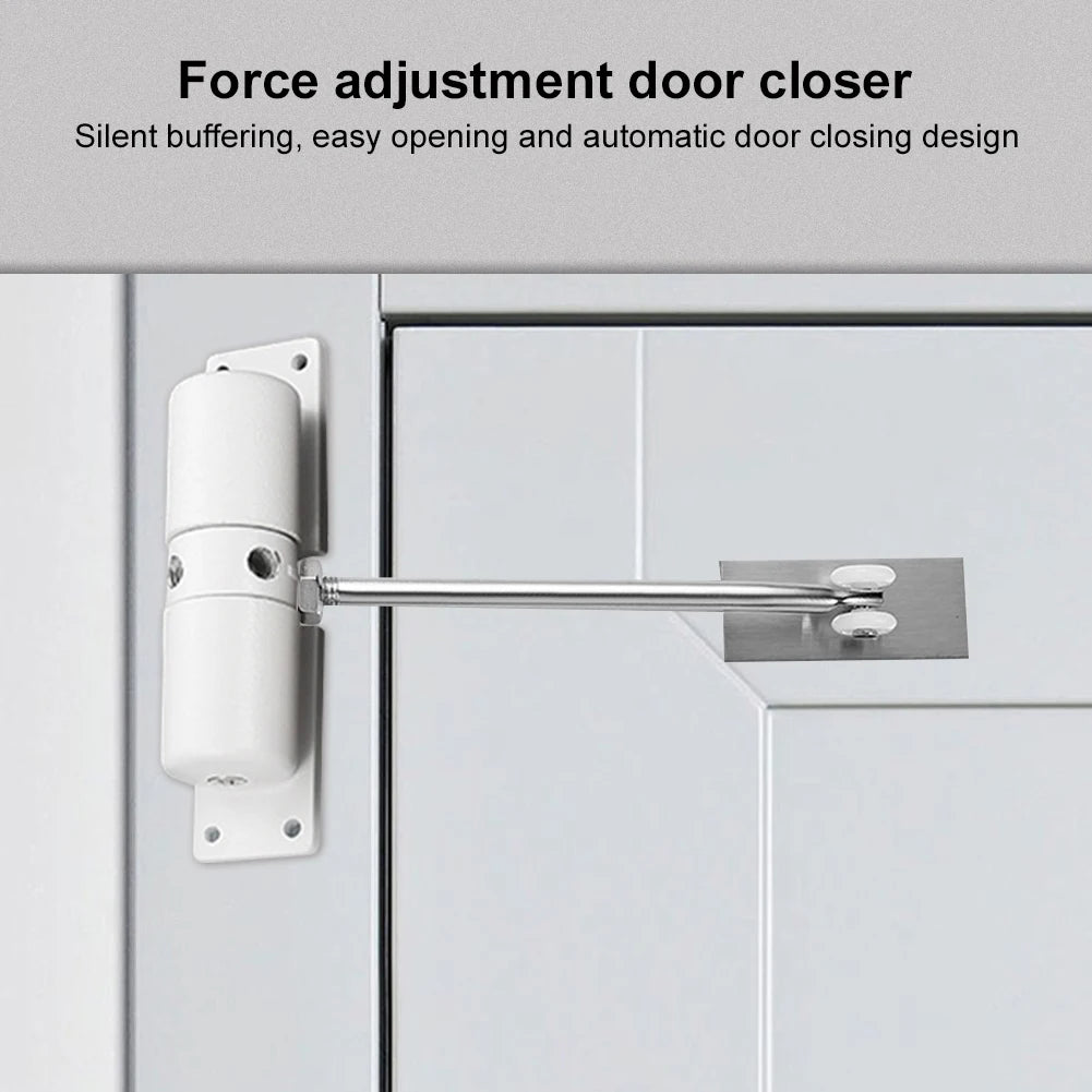 Automatic Aluminum Alloy Spring Door Closer – Self-Closing Spring Door Closer Vue