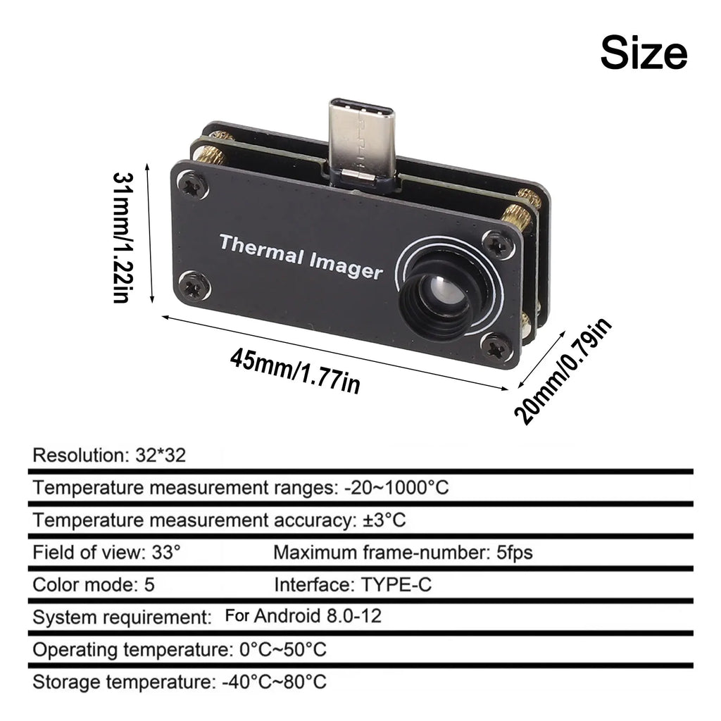 Infrared Thermal Imaging Camera for Android | IR Imager Thermal Imaging Camera Vue