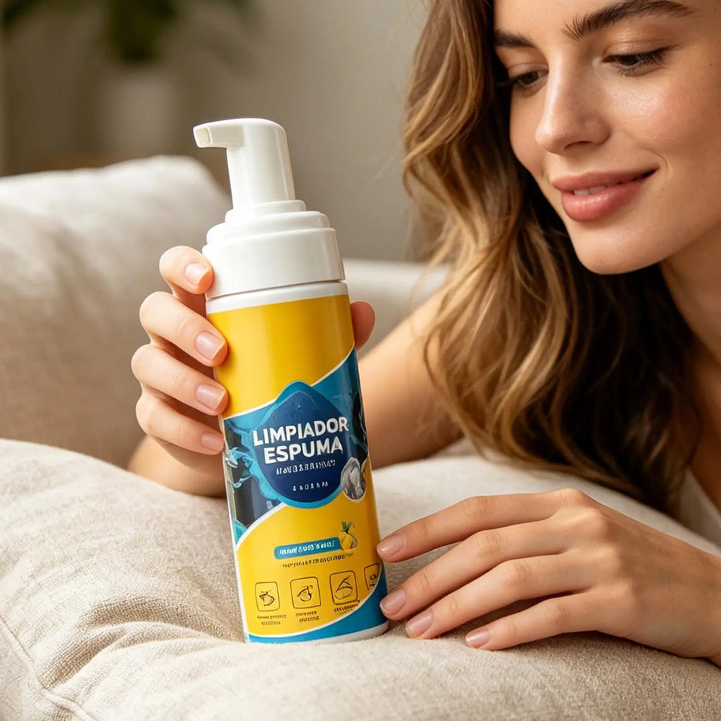 150ml Multipurpose Foam Cleaner Spray Deep Cleaning for Car Interior Bathroom Home Furniture Sofa Upholstery Use Vue 150ml