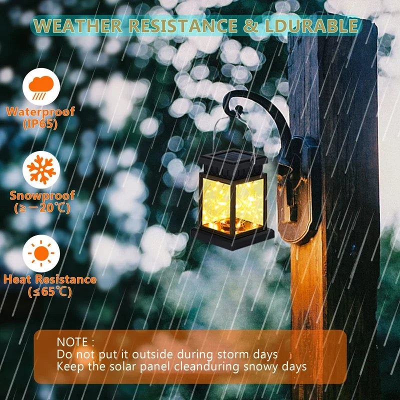 Solar LED Lights Outdoor Focus Floor Lanterns Panel Candle Terraza Indoor Hanging Balcony Birds Decoration Lighting for Garden Vue