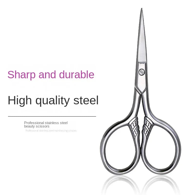 1Pcs Eyebrows For Manicure Grooming Nail Scissors Stainless Steel Small Makeup Cuticle Beard And Mustache Trimmer Nose Hair Tool Vue