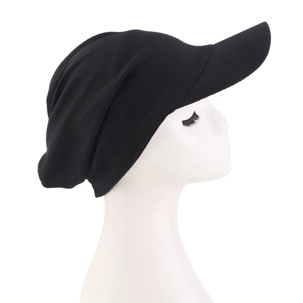Fashion Breathable Slouchy Visor Hat Lightweight UV Protection