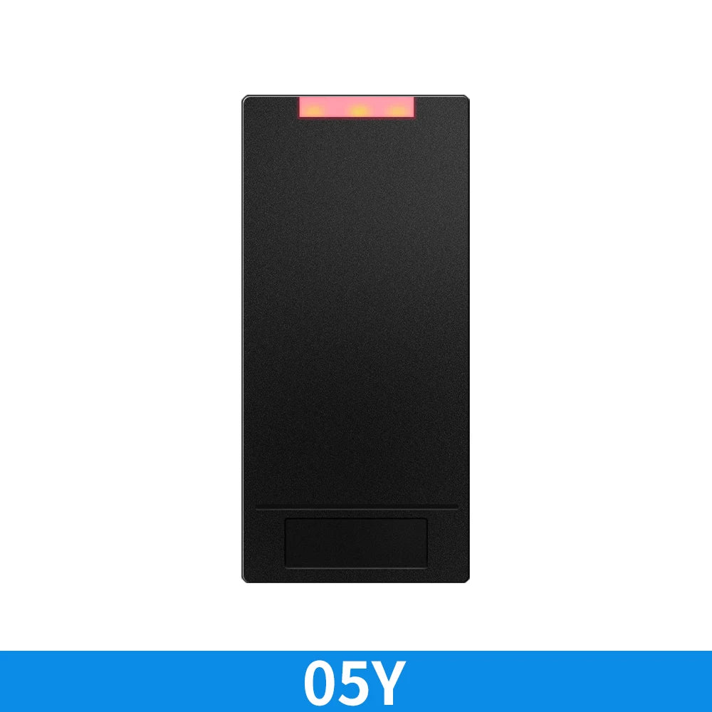 Waterproof 125Khz RFID Card Reader Wiegand 26 Reader LED Indicators Security ID EM Card Slave Reader For Access Control System Vue 05Y 125Khz