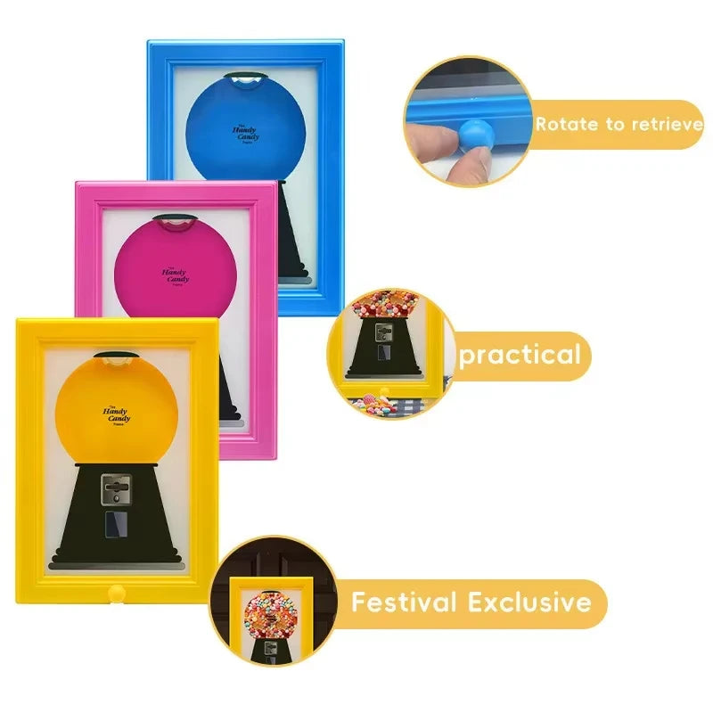 Creative Candy Storage Decoration Rack Personalize Candy Box Dispenser Photo Frame Home Furnishing Creativity Storage Decors Vue