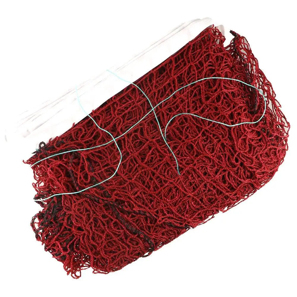 Sport Professional Mesh Exercise Volleyball Badminton Net Shuttlecock Tennis Net Vue red