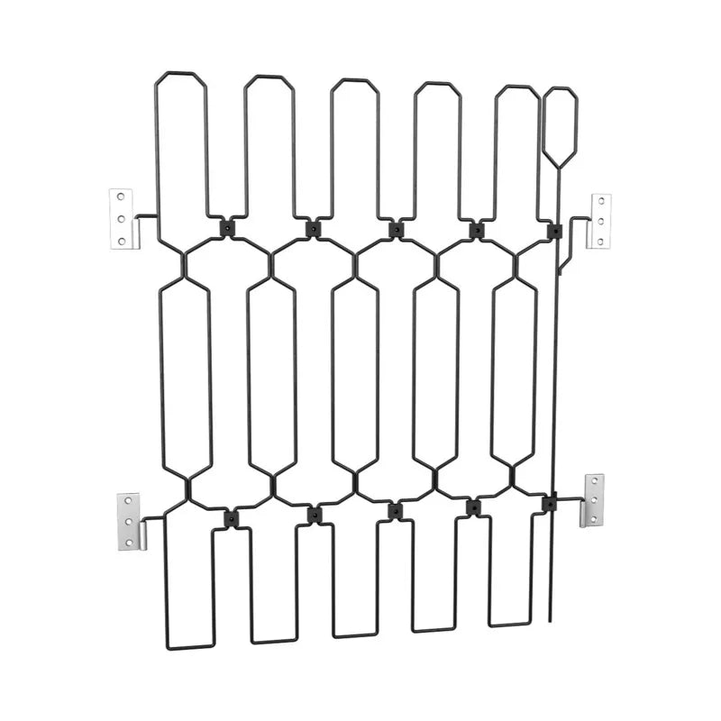 Retractable Metal Pet Gate Safety Adjustable No Drilling Indoor Outdoor 66CM Width 78CM Height Expandable Guard Fence Barrier Vue