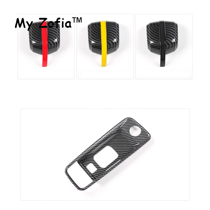 For New DODGE Attitude GT GAC Empow 2024 2025 Car Transmission Gear Shift Shifter Knob Gear Head Handle Cover Trim Accessories Vue