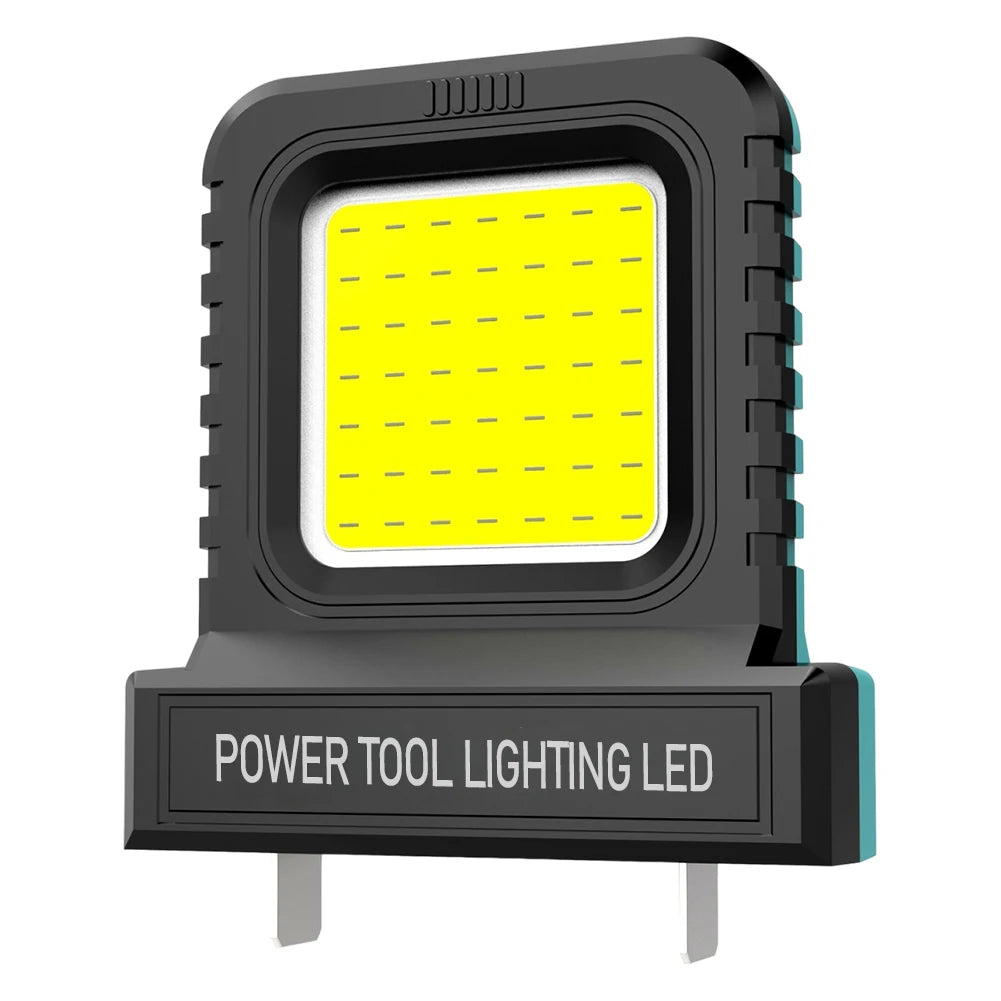 14W LED Camping Lantern Mini Pocket Work Light Inspection For 21V Battery Power Tool Accessory Lithium Battery Work Lamp Lights Vue green