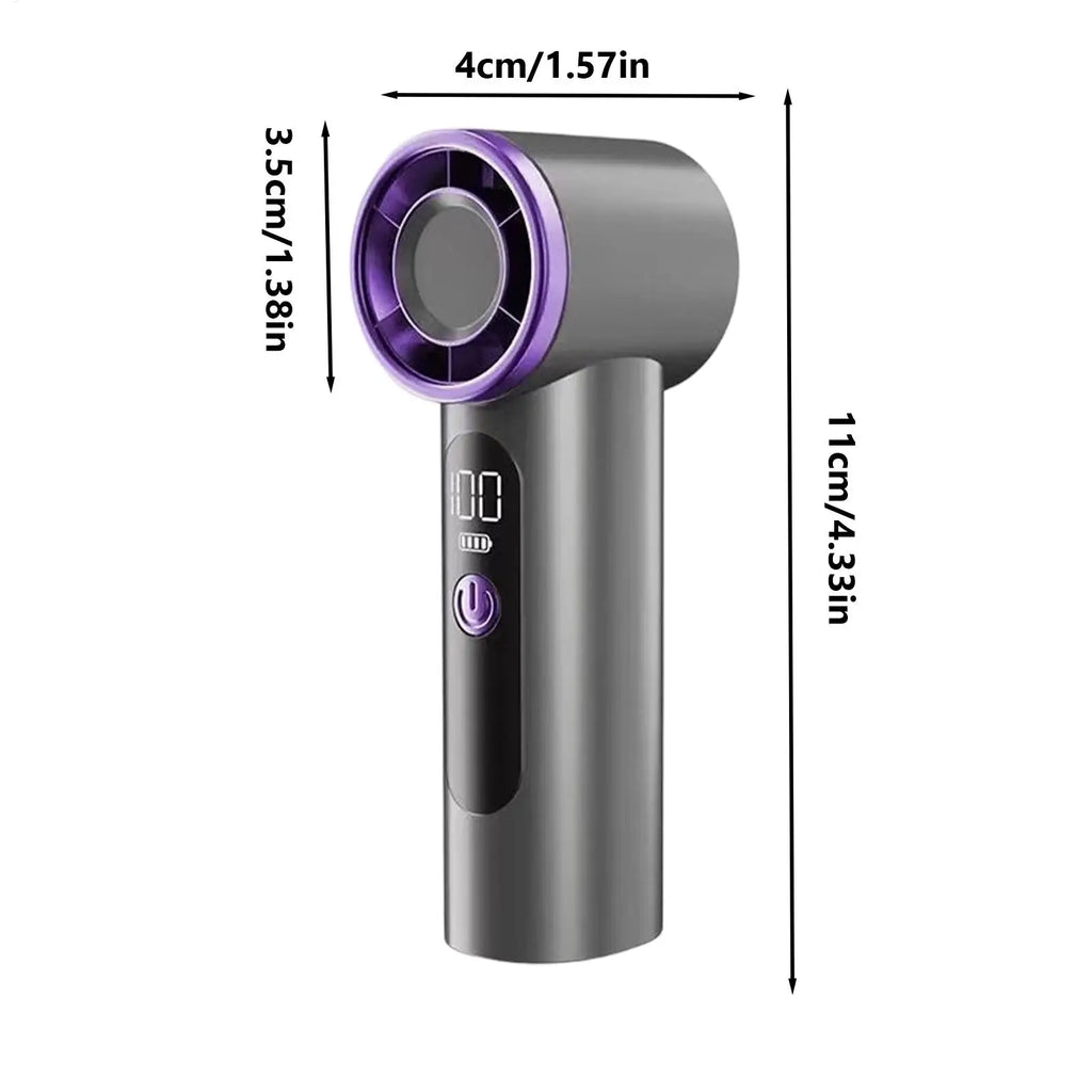 Mini Fan USB Rechargeable Portable Cooling Tool Portable Handheld Fan for Travel Commuting Classroom Home Outdoor Camping Theme Vue