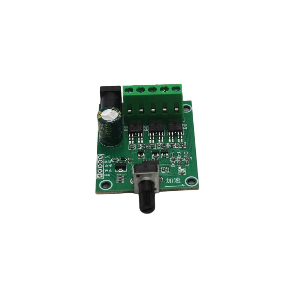 DC Brushless Motor Driver Board+2804 Brushless Motor Knob Speed Control No Hall Drive Set Motor Forward and Reverse Control Kit Vue