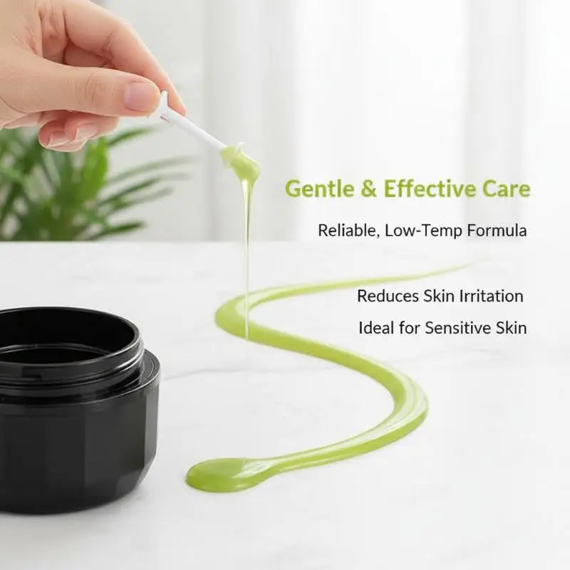Mini Wax Heater Machine Silicone Bowl Wax Warmer Nose Ear Hair Removal Waxing Kit Wax Bean Wax Heating Melting Pot Melter Vue