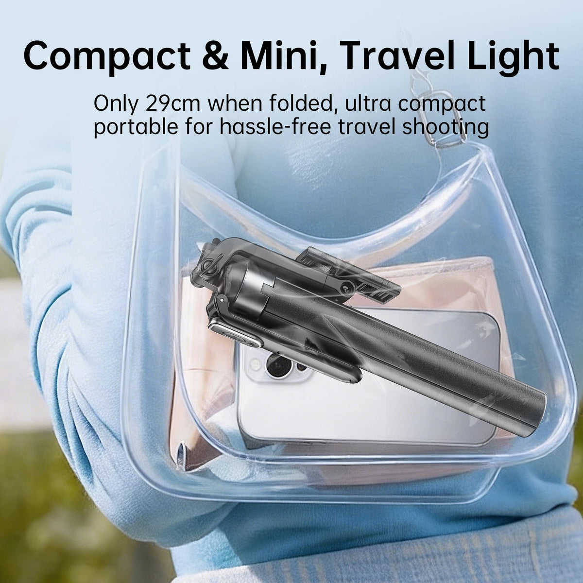 Portable T82 Selfie Stick Tripod Bluetooth Wireless Stabilizer for Live Vlog Video Recording Anti - Shake Phone Camera Mount Vue