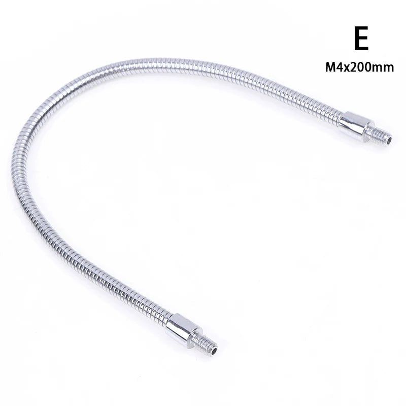 LED M4 Black Silver Microphone Positioning Hose Two External Teeth M4 Flexible Snake Tube Vue E