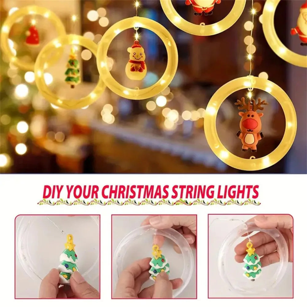 1PC 3M120LED Christmas USB leather wire ice strip light with remote control,used for festival,party and room decoration ﻿ Vue