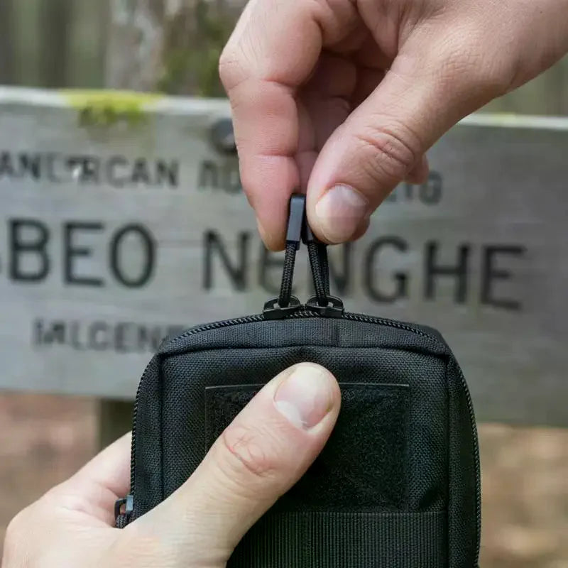 Multifunctional Accessory Tool Bag Outdoor Waist Pouch Zippered