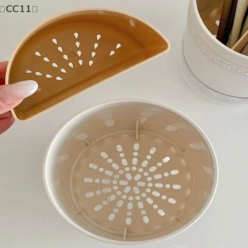 〔CC11〕Utensil Holder Plastic Multi Functional Drain Chopstick Tableware Knife Spoon Fork Chopstick Container Kitchen Tool Vue