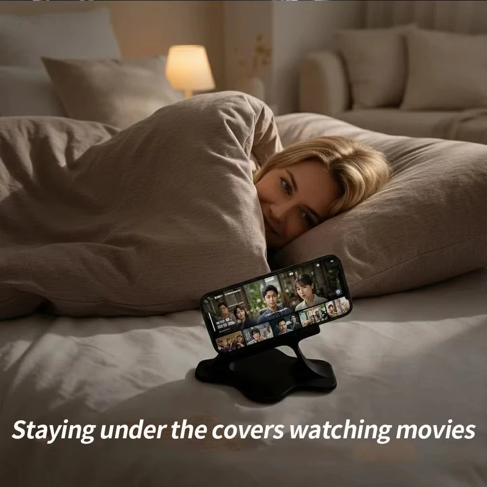 Bed Lazy Phone Stand, Hand-free Phone Bracket, Ergonomic Design, Portable Phone Support for Lying Down & Home Entertainment Vue