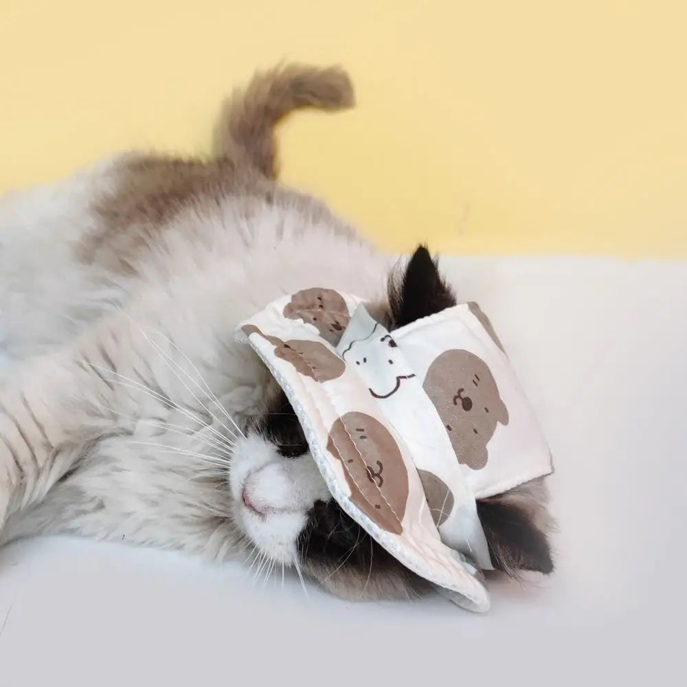 High-quality Adjustable Pet Sun Hat Cat Dog Breathable Sunscreen