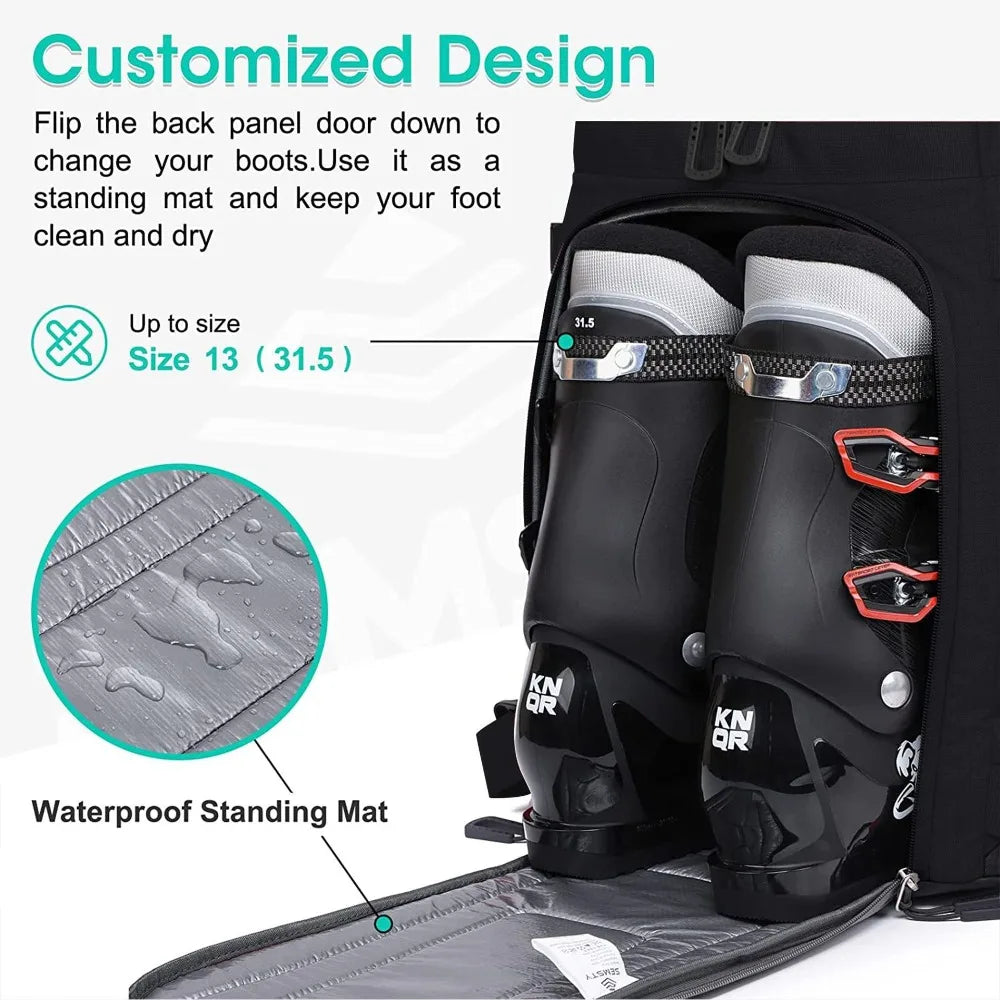 2025 Snowboard Shoe Bag Helmet Bag Single Snowboard Snow Shoe Bag Double Shoulder Ski Bag Single Snowboard Backpack Vue