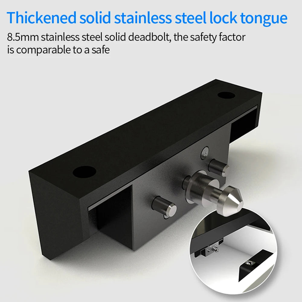 TTlock App Unlock Smart Cabinet Door Lock No-drilling Invisible 13.56Mhz IC Card Locker Furniture Drawer Electronic Smart Locks Vue