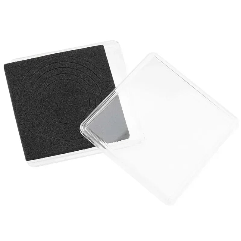 10PCS Plastic Square Coin Holder Capsules Container Coin Transparent Gaine Small Round Coin Collection Boxes Display 16mm-40mm Vue