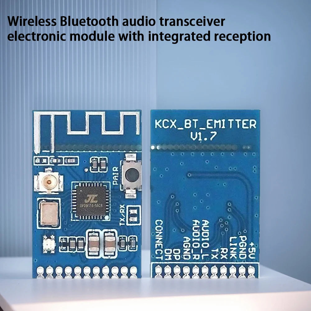 KCX_EMITER Bluetooth-Compatible 5.3 Module Audio Transmitter Module Stereo GFSK Transceiver Wireless Speaker Vue