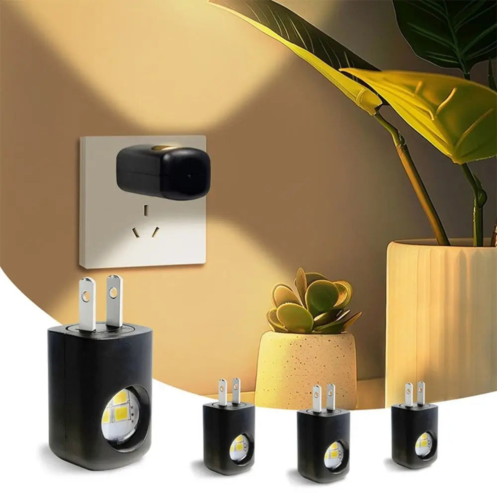 Plug In Design LED Light Plug Dusk To Dawn Auto Sensor Wall Night Lamp Wall Mount LED Technology Night Light Plug Living Room Vue