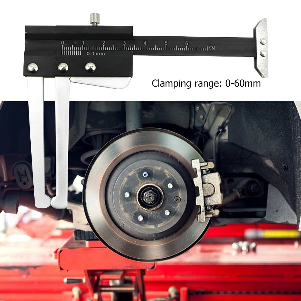 Brake Disc Thickness Caliper Gauge | 0-60mm Wear Depth Tool Brake Disc Caliper Vue