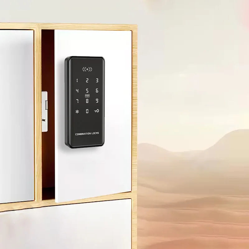 Security Cabinet Password Locks Keyless Drawer Combination Code Digital Lock for Gym Locker Lock Electronic RFID Furniture Lock Vue