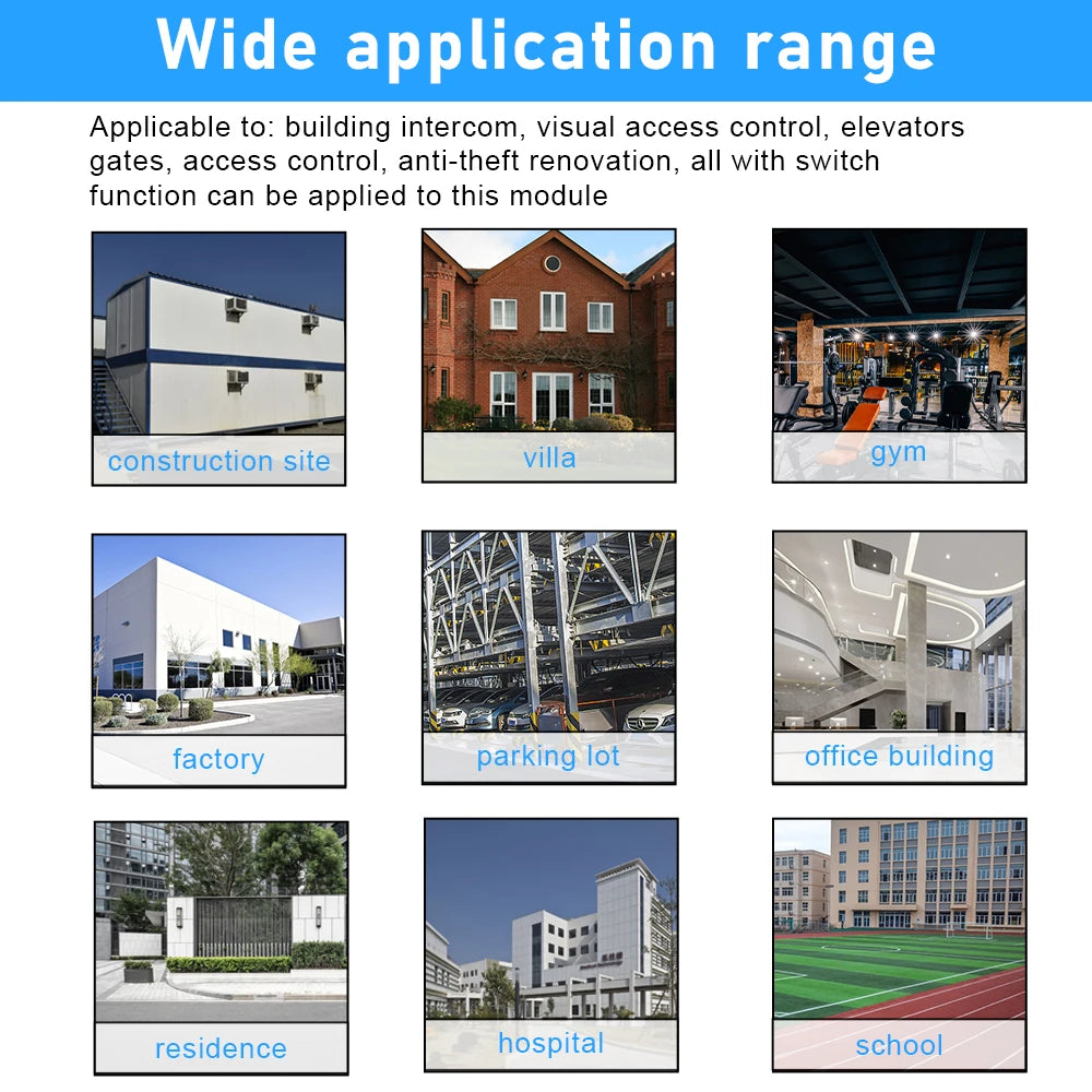 Access Control Building Intercom System Attendance DC 12V 125Khz 13.56MHz Embedded Module ID/IC Card Reader For Parking Vue