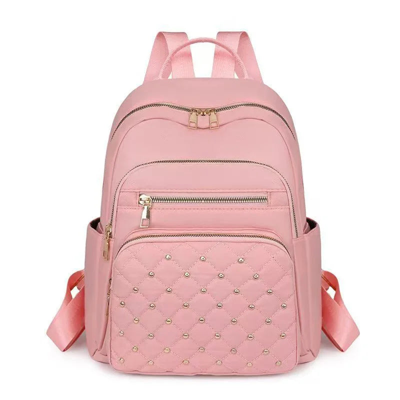 Travel Backpack Double-shoulder Bag Fashionable Schoolbag Women's Vue KM1425 pink