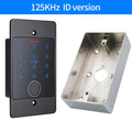 Waterproof Metal Intelligent Access Control Keyboard RFID Controller Embedded Biometric Access Control Support Tuya App Vue EM-W-WiFi-black-M70