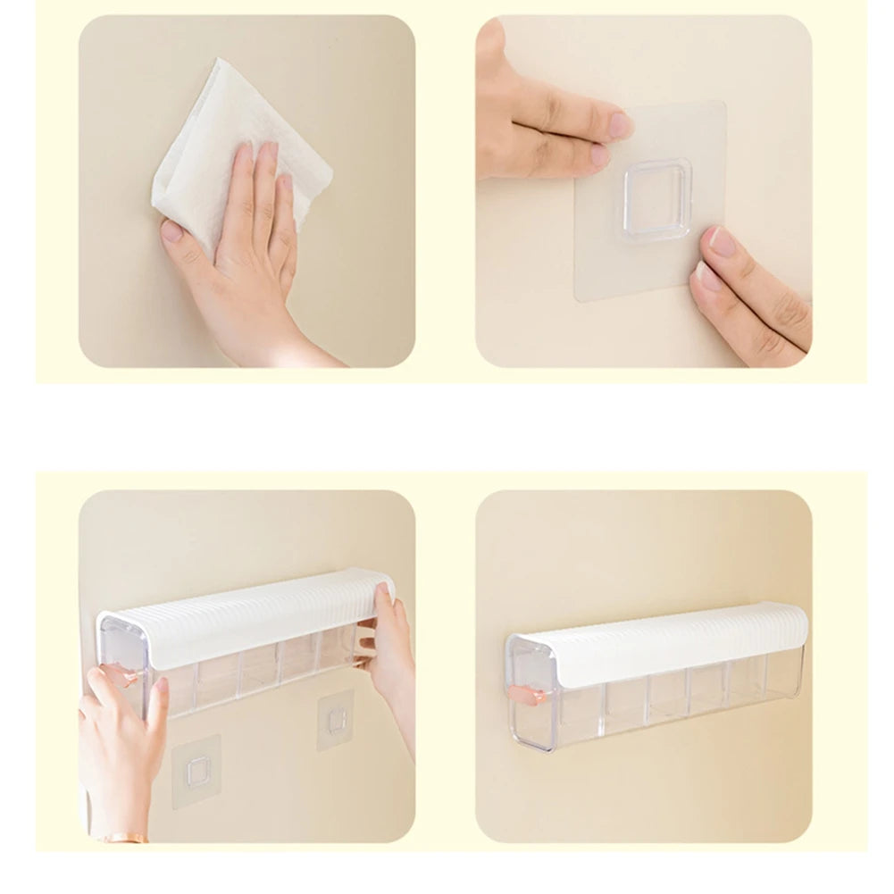 ABKW-Underwear Panties Socks Data Cable Closet Storage Box Multifunction Storage Box Green Vue
