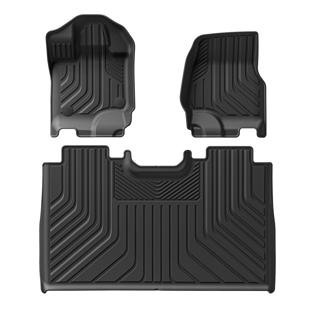 Smabee Left Drive for Ford F150 F-150 2015 - 2024 Fuel 5.5 FT All -Weather Floor Mats Truck Bed Liner Anti-slip Car Accessories Vue LHD 3PCS