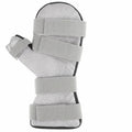Orthotic Detachable Wrist Support Splint Lightweight Adjustable Finger Splint Bendable Breathable Hand Brace Straightening Vue Grey