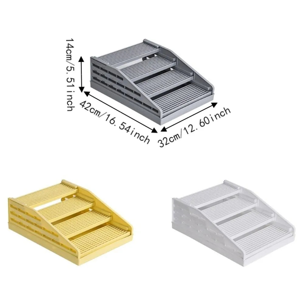 Non Slip Cat Litter Stair Removable Waterproof Cat Toilet Pedals Durable Filter Function Cat Litter Box Footrest Pet Bedpans Vue